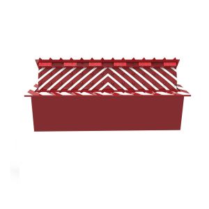 Light Warning LED Hydraulic Road Blocker Vehicle Control 3.7KW