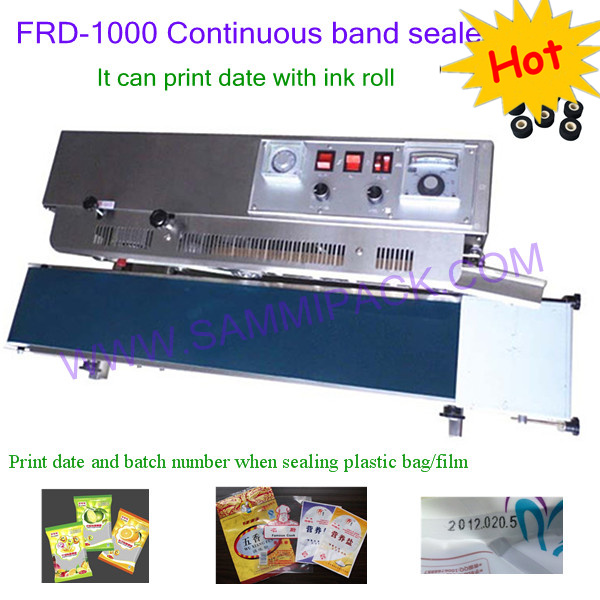FRD-1000 Vertical Sealer/batch Number Printing Machine for Small Packages