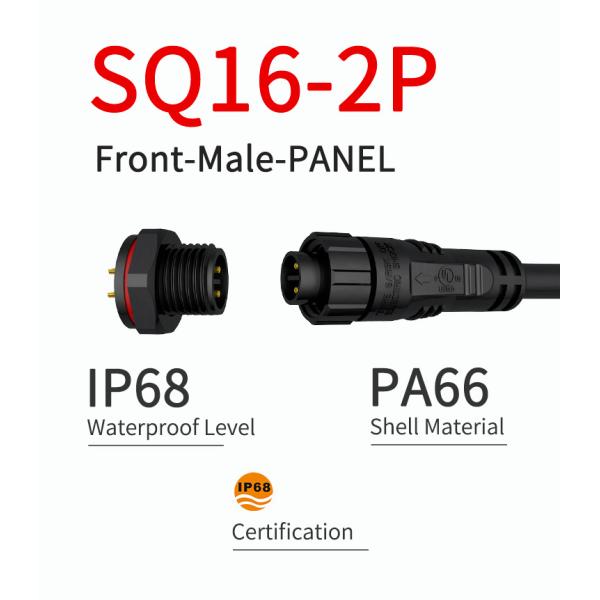 3 Pin 10A 300V Panel Mount Ac Power Connector