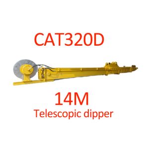 CAT320 Excavator Telescopic Arm Digging Depth 10M 32M