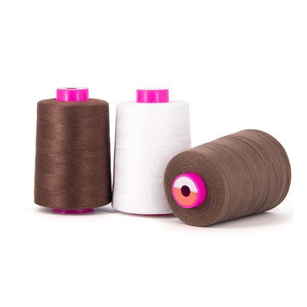 Red Industrial Sewing Thread , Polyester Sewing Thread 40/2 For Shirt Jeans