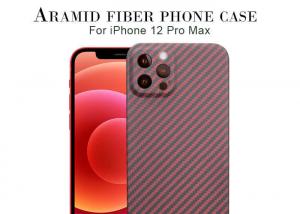 China Carbon Fiber Case Aramid Fiber Mobile Phone Cases For iPhone 12 Pro Max Kevlar Phone Case on sale