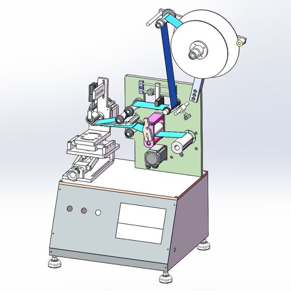 High Precision Semi Automatic Conical Cups Labeling Machine Coffee Yogurt Cup Labeling Machine with OEM ODM Service