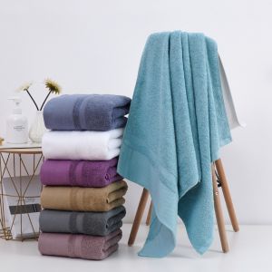 China High Grade Rectangle 16S Long-staple Cotton Bath Towel for Hotel Bathrooms and Spas on sale