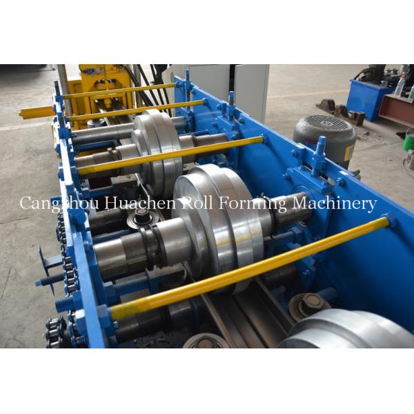 High Precise Roll Forming Machinery Shutter Door Frame 17 Rows 10m / min