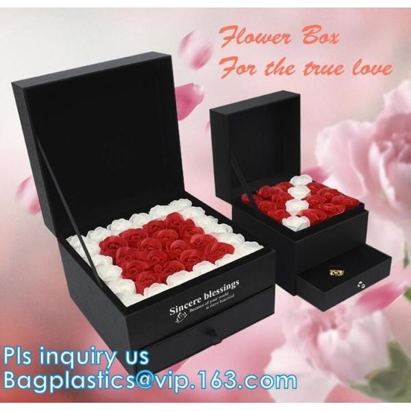 Luxury cardboard folding box magnetic closure rigid collapsible paper foldable