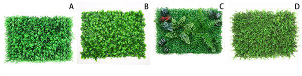 Artificial Flower Lawn Synthetic Vertical Garden Eco Friendly 1001D 1001E