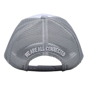 5 Panel 3D Embroidery Suede Mesh Trucker Caps Custom Suede Trucker Hat