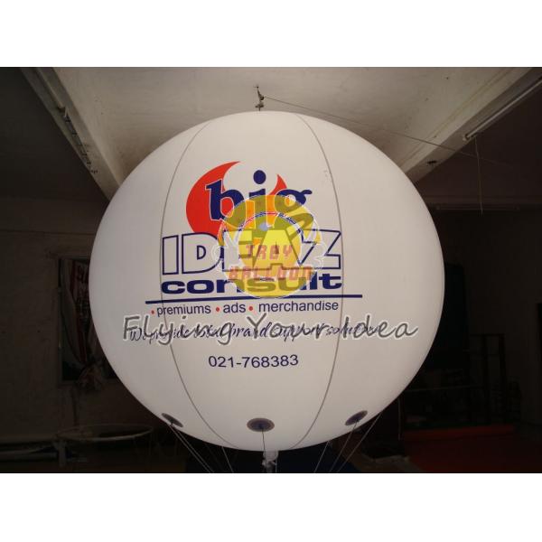 Inflatable Advertising Lighting Balloons with UV protected printing,Inflate