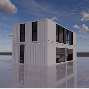 Customizable Flat Package Prefabricated House with Modern Design Style and
