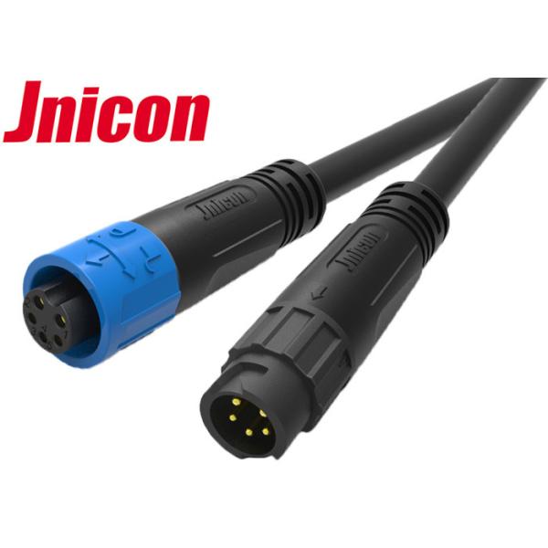 Quality Power Data Combined Waterproof Cable Connector Bayonet 5 Pin For LED Lighting for sale