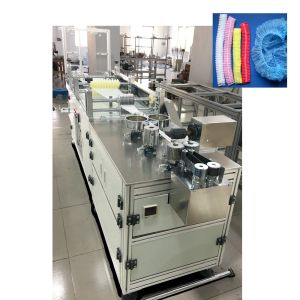 150pcs/Min Non Woven Cap Making Machine , 8KW Clip Cap Making Machine