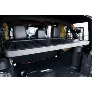 Jeep Wrangler JK Rear Gate Trunk Shelf with Powder Coating and Built-in Storage