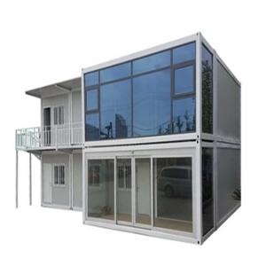 China Steel Flat Pack Container Durable Movable Small Prefab House for Outdoor Living Space on sale