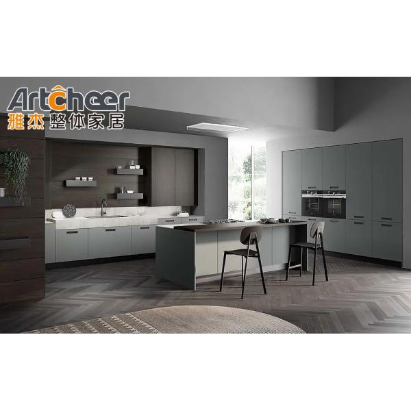 Modular Kitchen Cabinets E1 or ECO Friendly Material Grade for -to-Assemble Cupboards