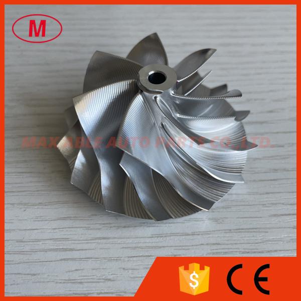 GT15-25 50.20/65.00mm 7+7Blades 702549-0008HF V1 point milling performance air curve turbo billet compressor wheel