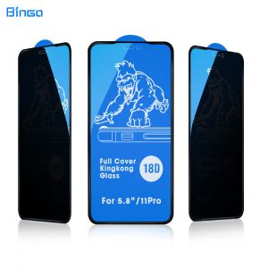Wholesale Anti Spy 18d Tempered Glass Privacy Screen Protector For Iphone from china suppliers