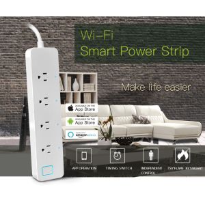 Tuya APP Group Control Smart Home Power Strip With Surge Protector