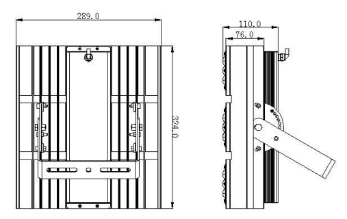 Patent Design 150W Industrial Flood Lights Outdoor 160LM / W , IK10 IP66 Large LED Flood Lights