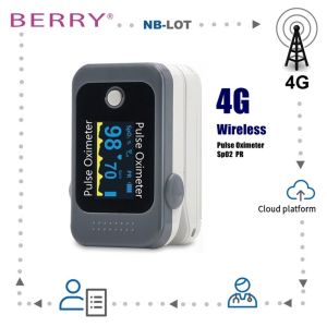 4G Wireless Portable Pulse Oximeter with APP Server Cloud Fingertip Oximeter