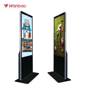 Floor Standing LED Touch Screen Digital Signage For Indoor Advertising