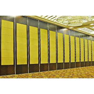 Fabric Surface Sliding Operable Movable Partition Walls For Hotel Banquet Hall