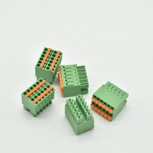 Screwless 3.81mm pitch pluggable spring clamp terminal block HEADER