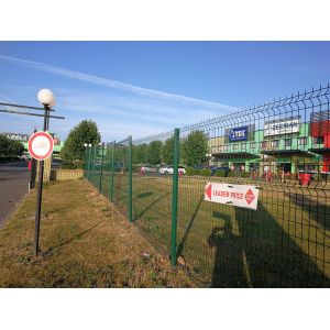 3d V Bending Curved Garden Farm Welded Wire Mesh Panel Fencing Metal PVC Coated