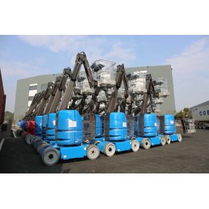 Rear Wheel Drive Hydraulic Articulating Boom Lift for Smooth Construction