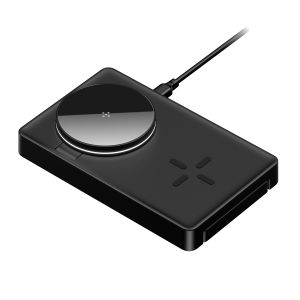 Over Voltage Power Qi Wireless Charger Station White ABS Material