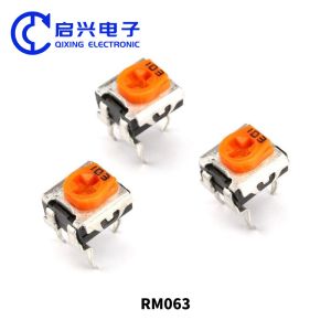 RM063 Yellow Adjustable Resistor Vertical WH06-1C Horizontal WH06-2C Potentiomet