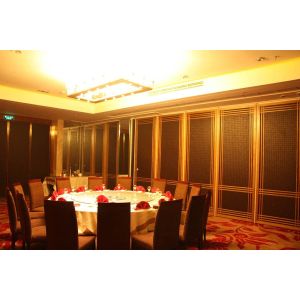 Removable Wall Restaurant Movable Room Partition MDF Board + Aluminium Material