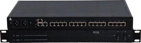 VU16 Web Browser Scada Serial Server Solution 16 Port Enabled Linux Operation