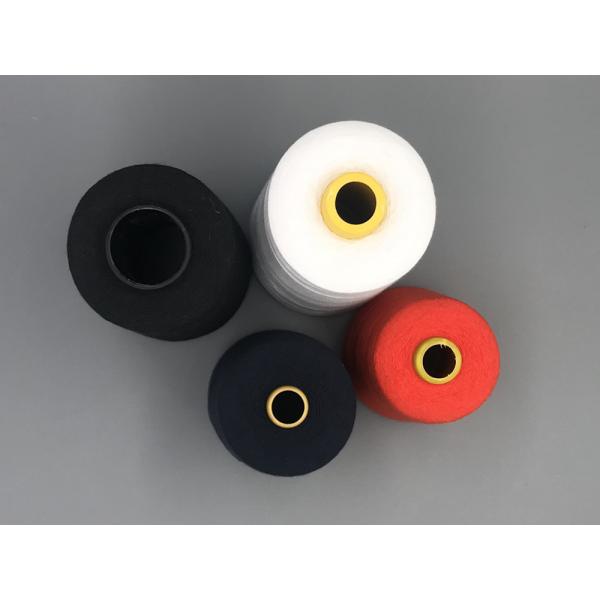 Fine Denier 40/3 Little Hairness Dyed Spun Polyester Yarn For Sewing