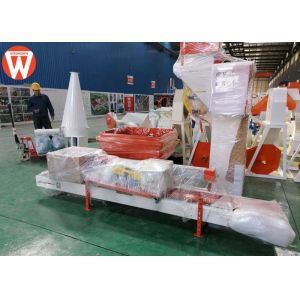 70KW Livestock Poultry Feed Mill Plant PLC Control Pellet Grading