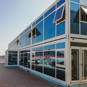 Modern Design Style Prefab Flat Pack Container House 40 ft Luxury Modular Home