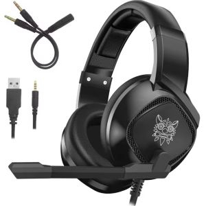 China Omnidirectional HD Clarity Wired Gaming Headset With USB Input Flexible Microphone on sale