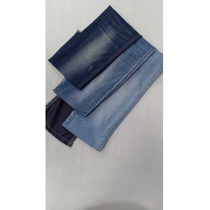 OE Chemical Fiber Elastic Fabric 6.5oz Dark indigo with full width 180cm 2/1