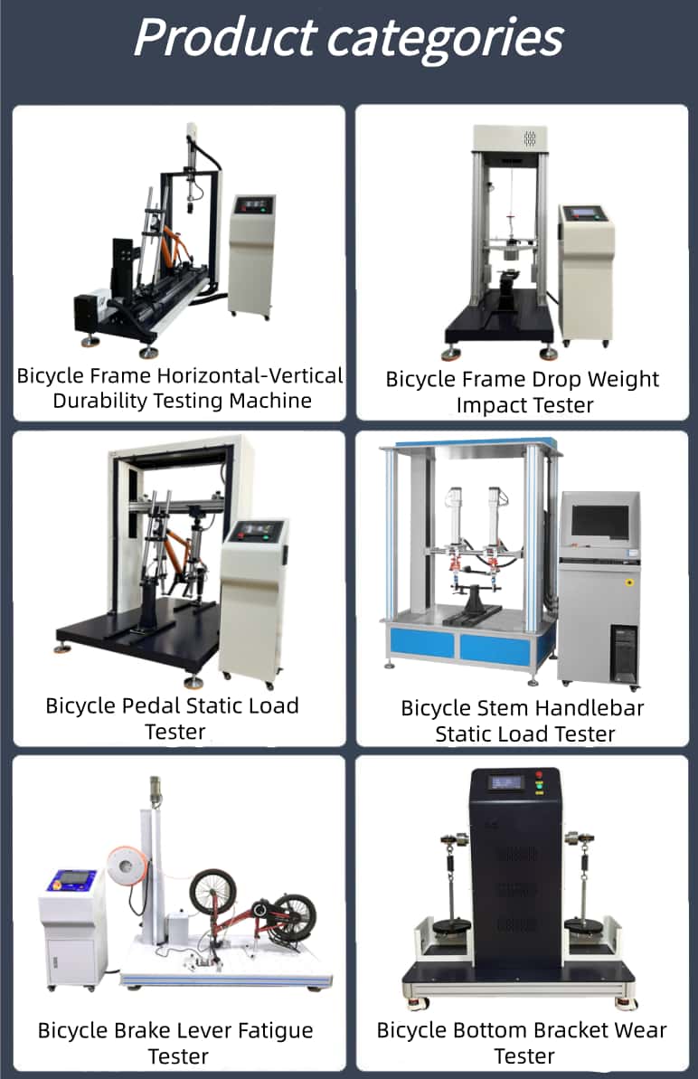 High Precision Bicycle Handlebar Stem Static Load Testing Machine -- PLC Controlled Fatigue Strength Tester