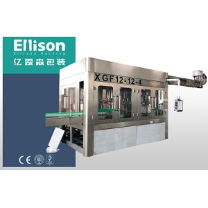 6000 BPH Hot Juice Filling Machine 330ml - 1500ml Plastic Screw Cap Type