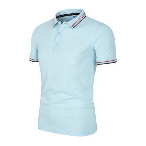 Custom Polo T Shirts Solid Color Embroidered Design Cheap Price