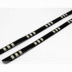 5050 hyper bright ribbon 12 SMD blue flexible led strip light with waterproof