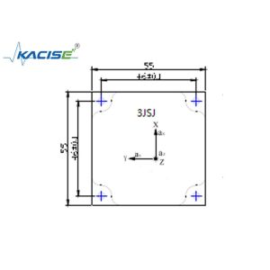 Automobile Triaxial Acceleration Sensor , Accelerometer Impact Sensor
