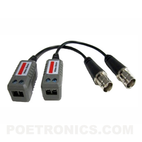 PVB-EF04 (400-600m) BNC Female to Screw Terminal Passive CCTV Video Balun