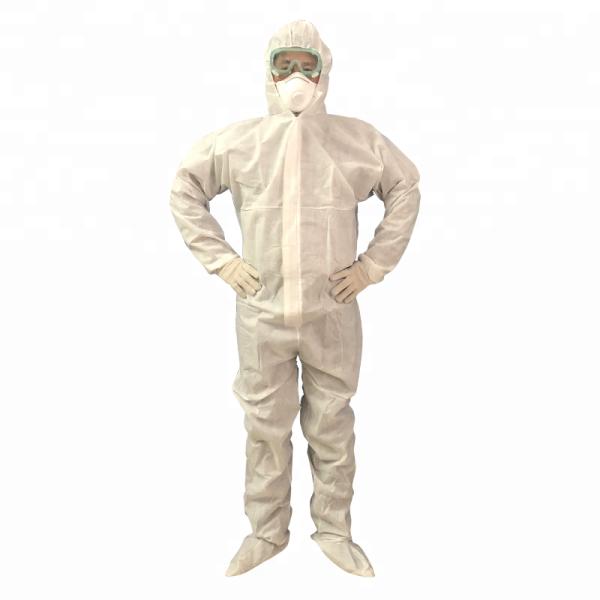 Lightweight disposable nonwoven PP/SMS/MIicroporous coverall