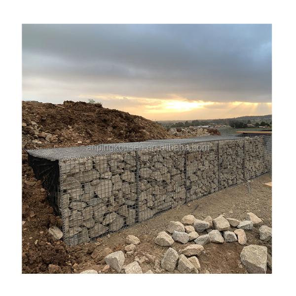 Electric Wire Mesh Gabion Box 2x1x1 for Hot Dipped Galvanized Coating Protection