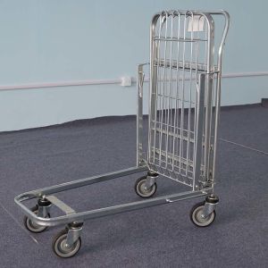 Strong Frame Logistics Trolley Plateform Type Galvanized Finishing