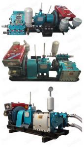 China KBW Horizontal Triplex Grout Pump High Pressure Machine With Pressure Monitor on sale