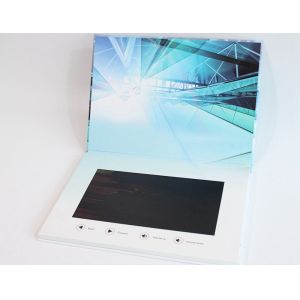 Advertising lcd video mailer , lcd video business cards for fair display