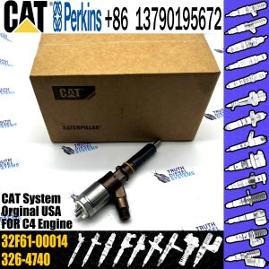 Diesel engine fuel injector 3204740 326-4756 32F61-00014 for Caterpillar C6.4 C4